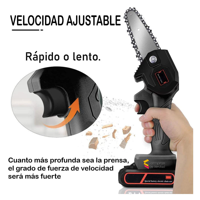 Motosierra Portátil Recargable MegaForce [CORTA TODO]