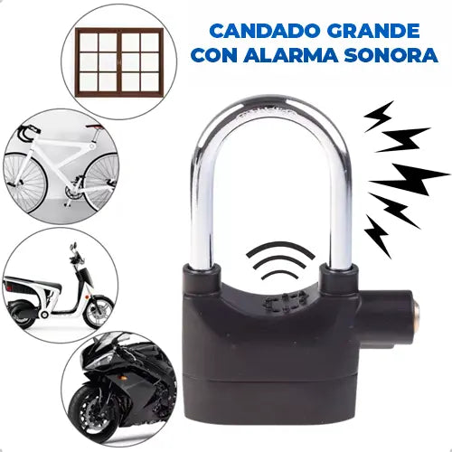 Candado Con Alarma UltraLock™ + Mini GPS de Regalo (BLACK FRIDAY)